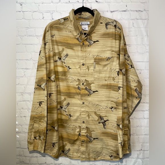 Columbia River Lodge size XXL all over duck print - Picture 1 of 6